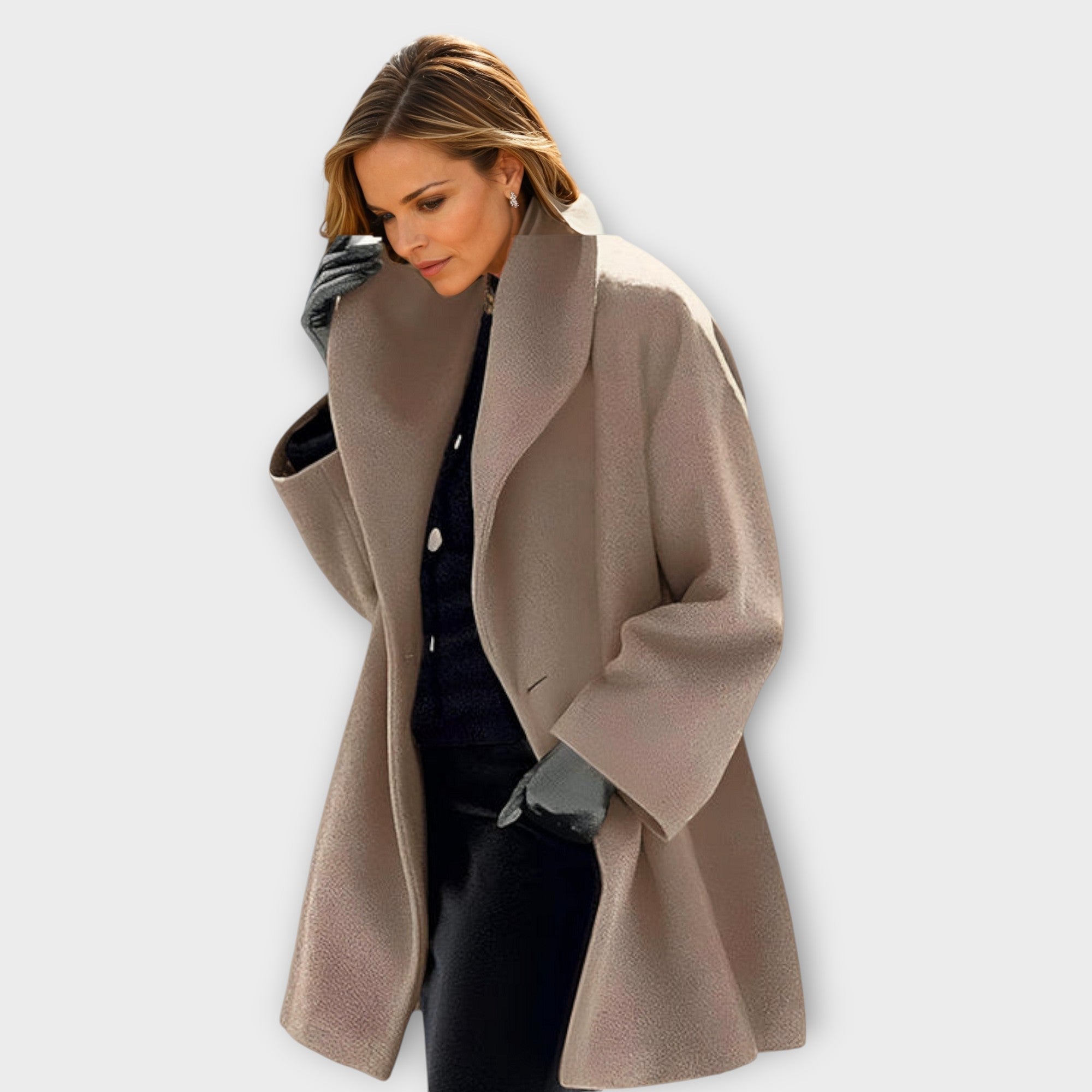 Marigold | Premium Windproof Wool Coat