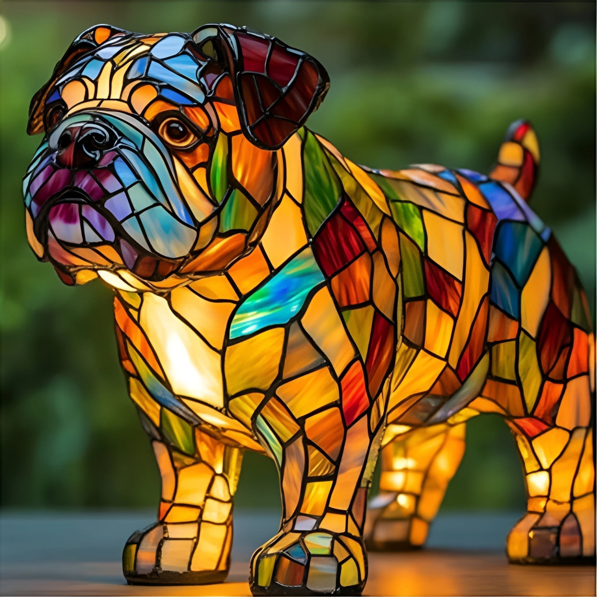 Papou | Magical colored glass lamp for dogs