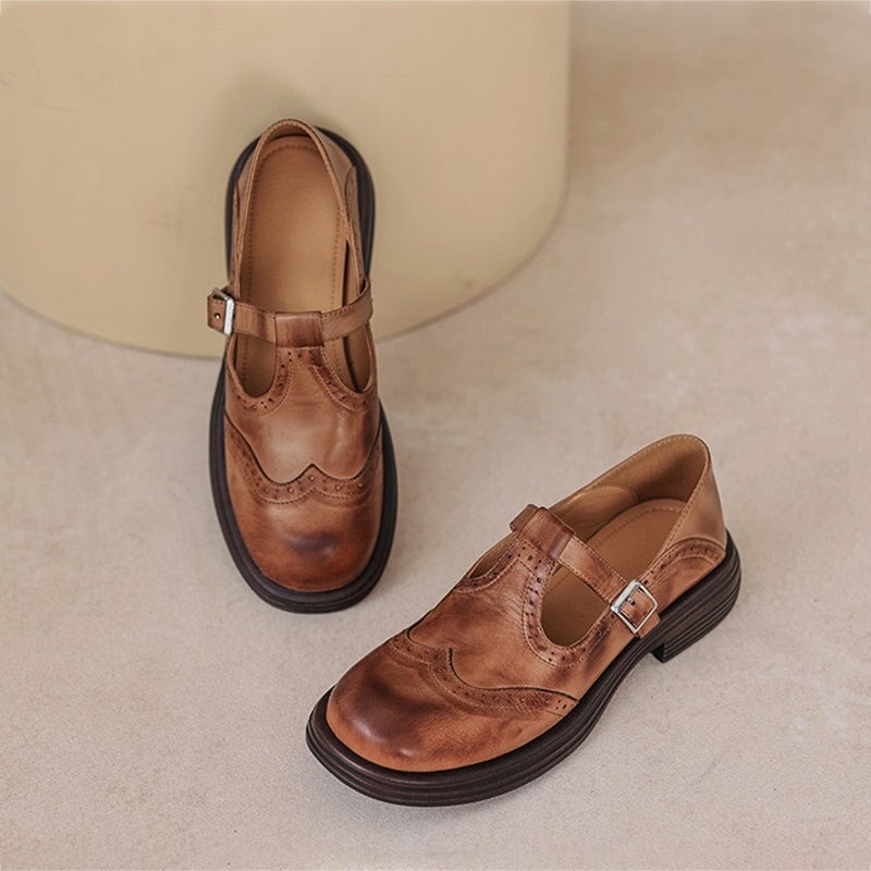 Hazel | Elegant Mary Janes Made Of Leather