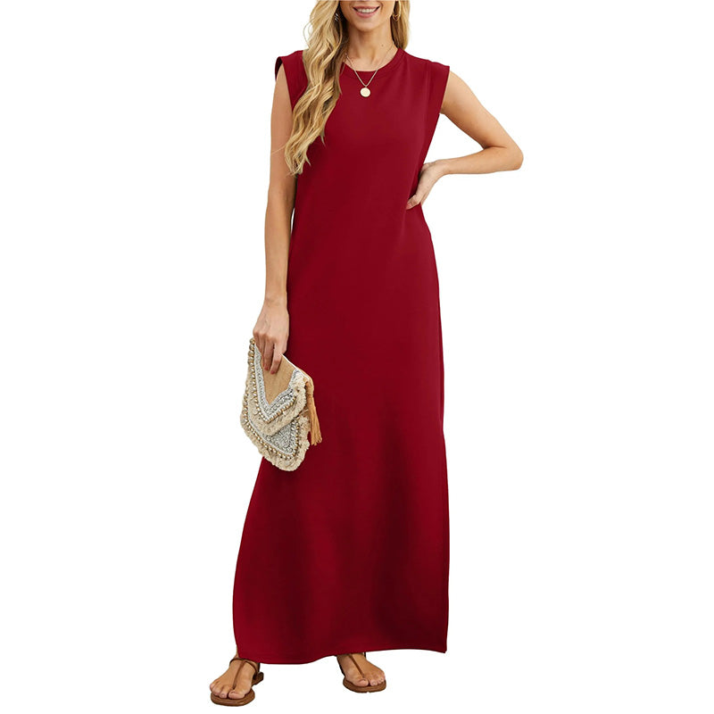 Maliya | Sleeveless Casual Maxi Dress
