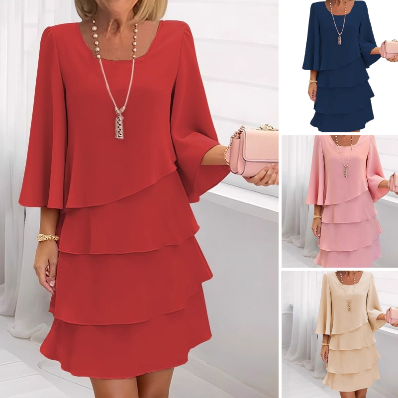 Claire | Elegant Dress with Square Neckline