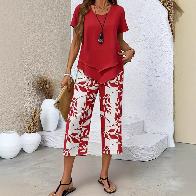 Collins | Two-Piece Set with Short Sleeves
