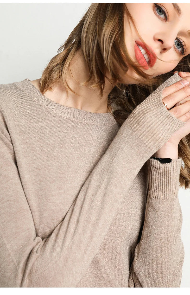 Jessica | Essential wool pull comfort