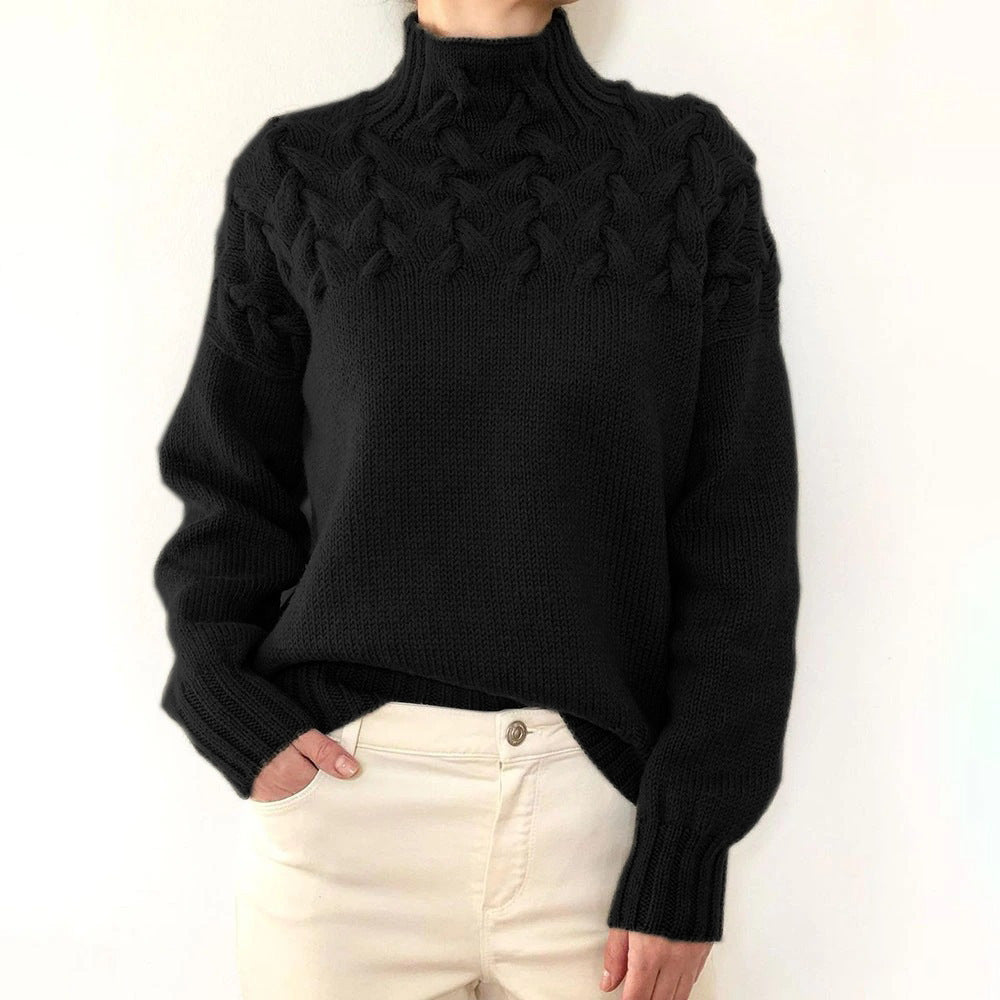 Reagan | Soft and Embracing High Neck Sweater