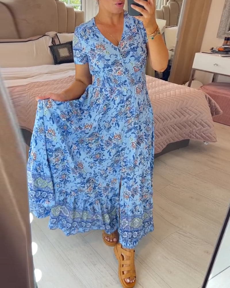 Connie | Floral Maxi Dress