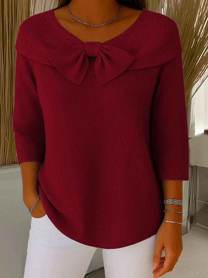 Beatriz | Knitted Sweater With A Round Neckline