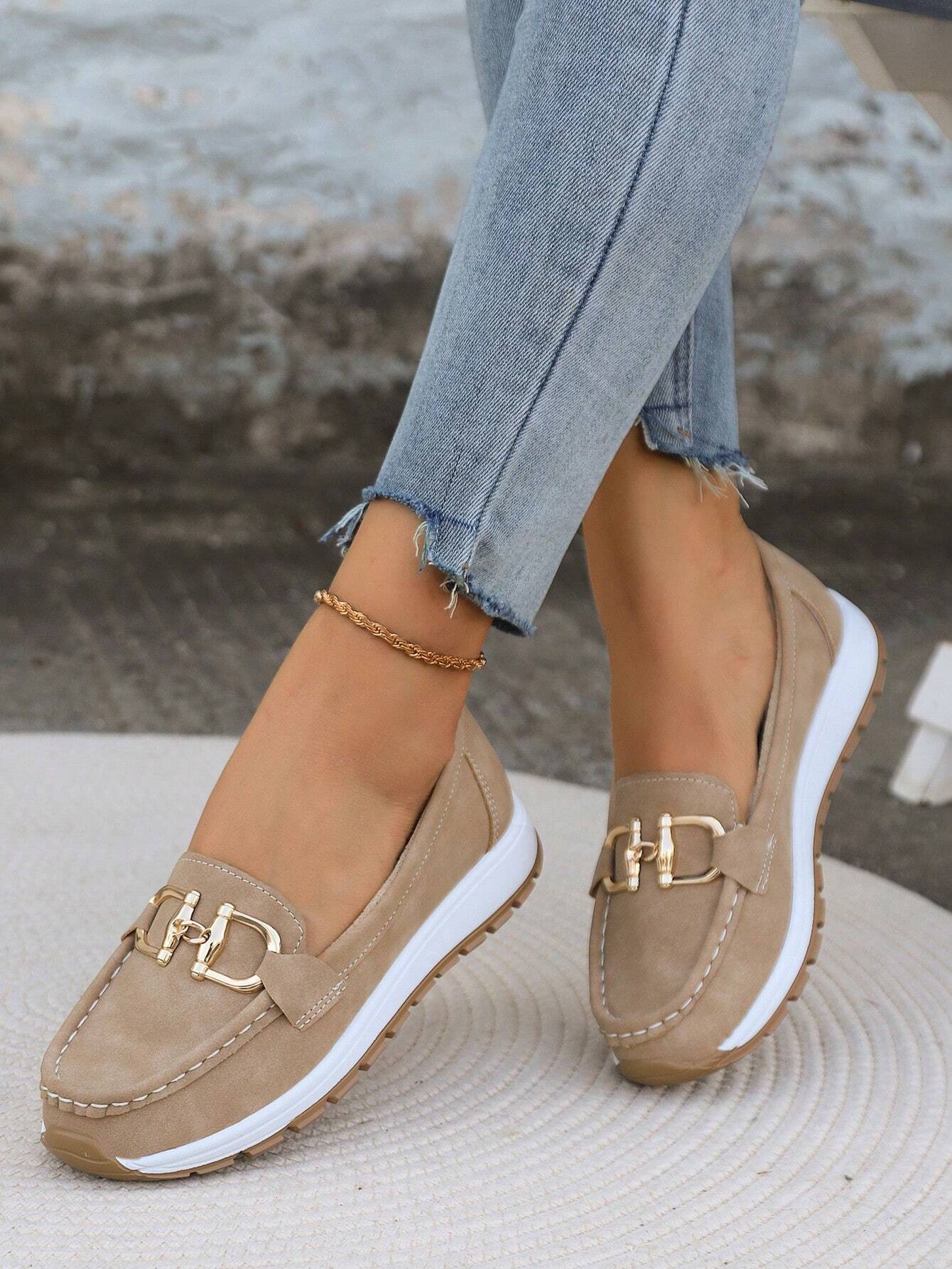 Helen | Flat Buckle Loafers