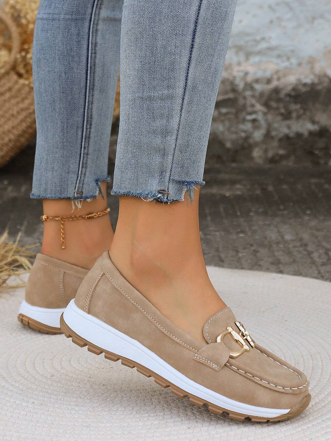 Helen | Flat Buckle Loafers