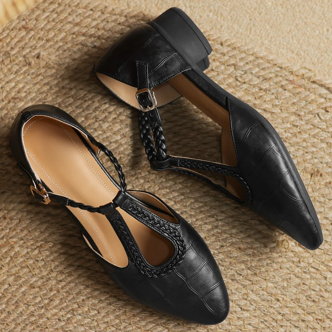 Briony | Leather Mary Janes
