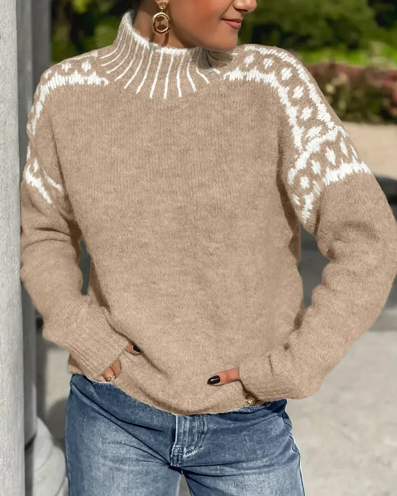 Nicole | Turtleneck Sweater Made of Knit