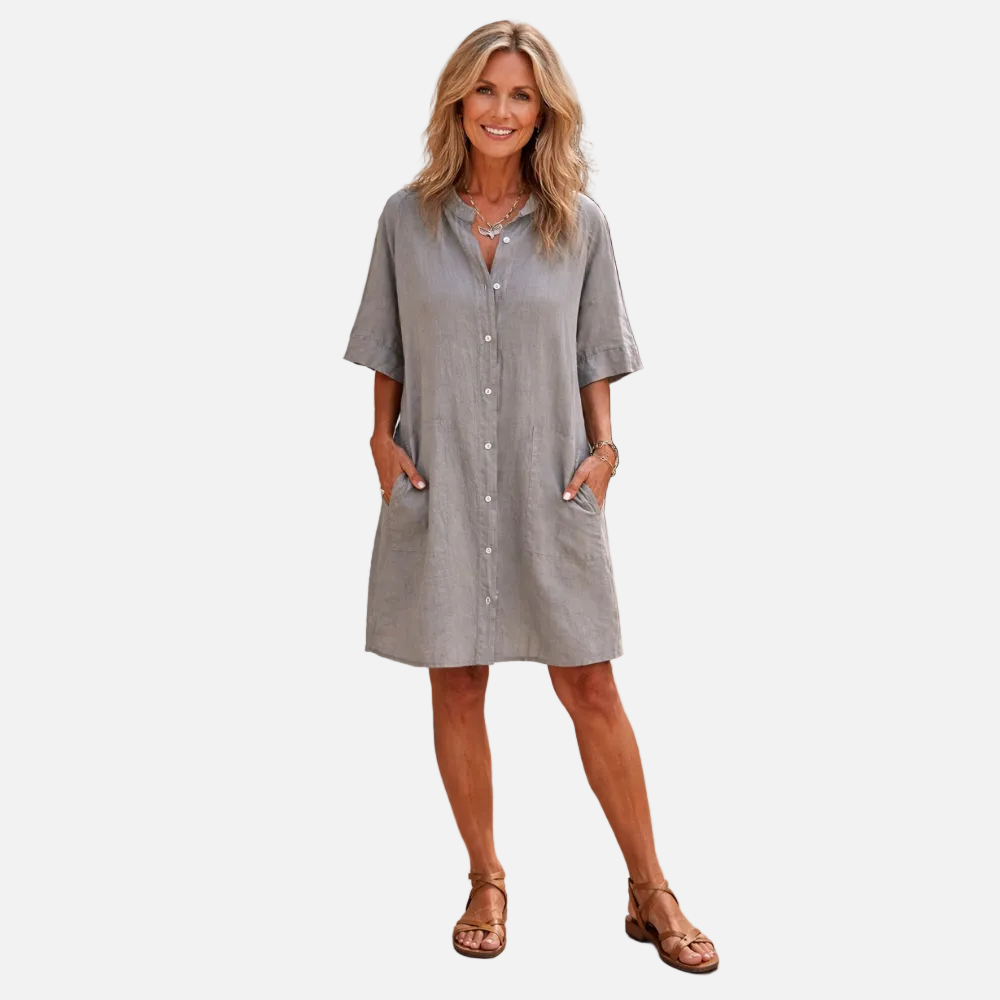 Ellie | Casual Shirt Dress