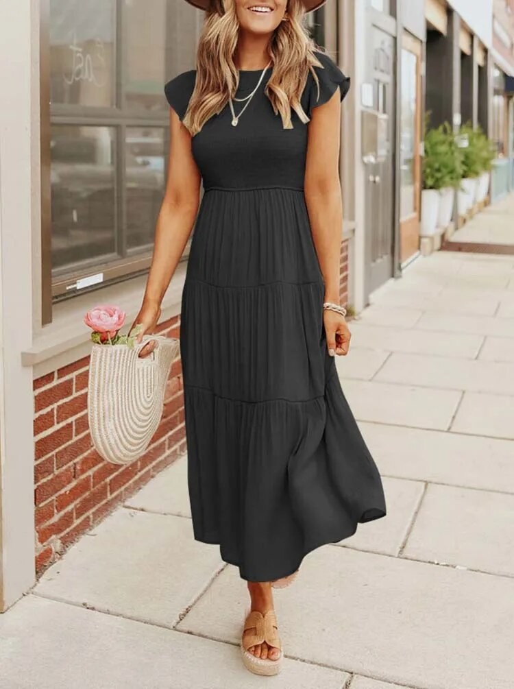Marlene | Elegant Dress with Tummy Coverage