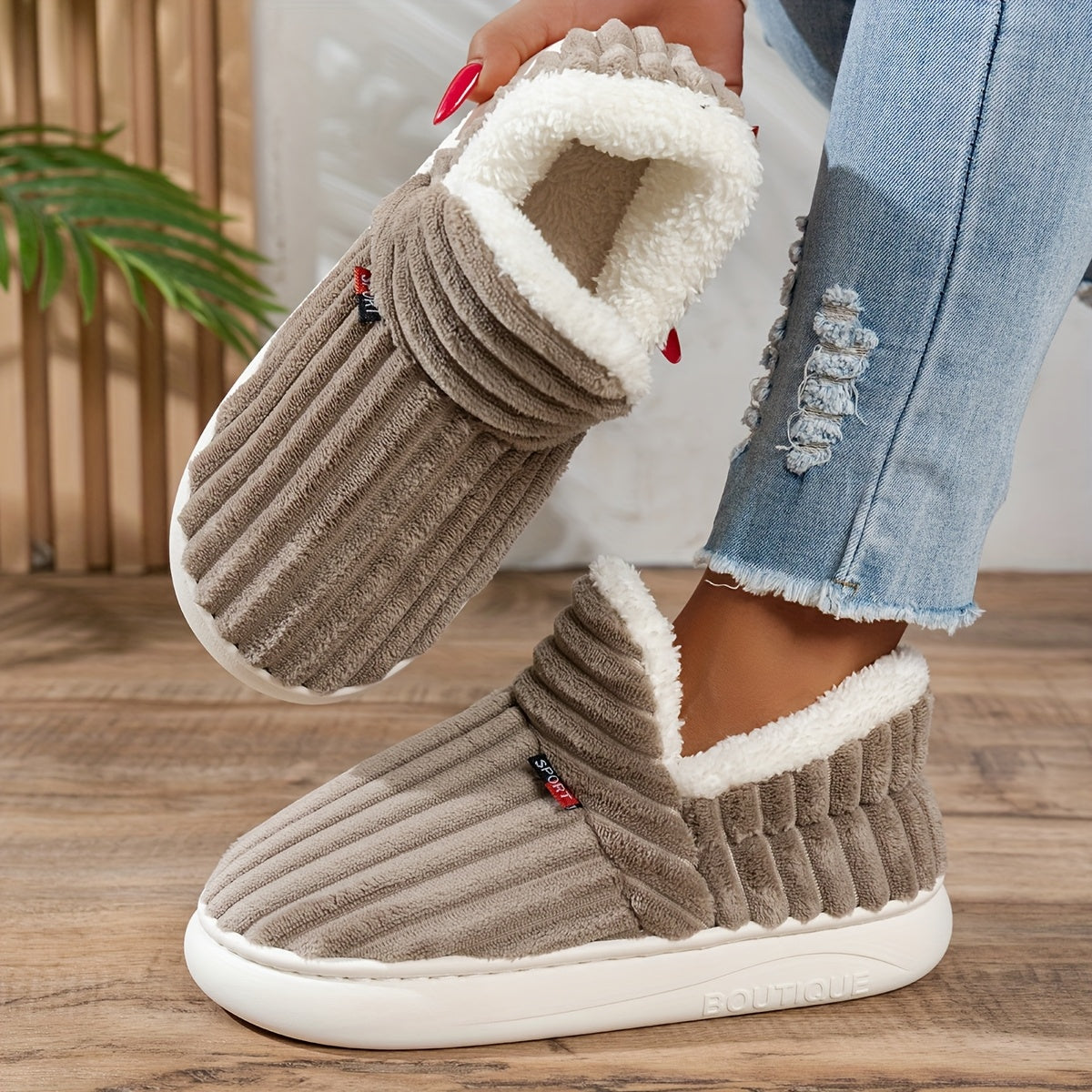 Eve | CozyStep Plush House Slippers