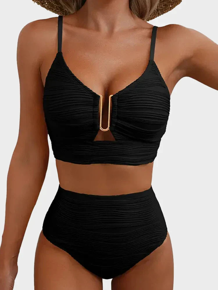 Hazel | 2 Piece Bikini Set U-Wire Cutout Swimsuit