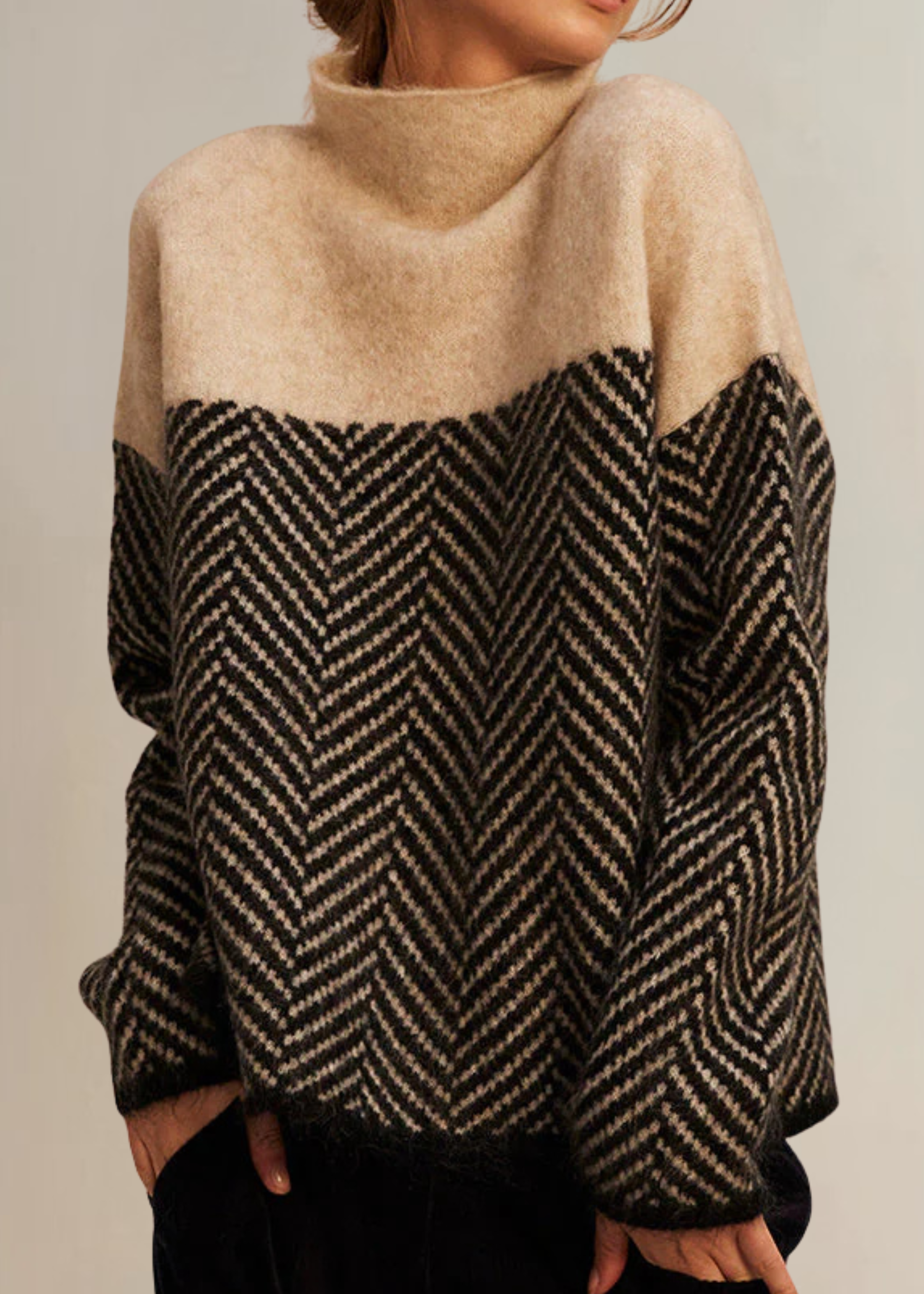 Shirley | Cotton Turtleneck Sweater