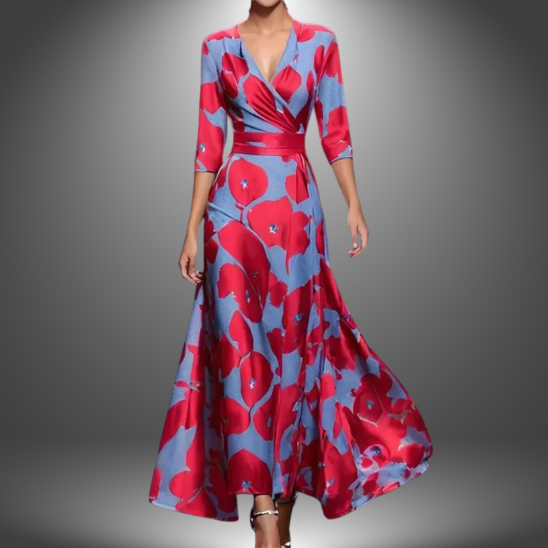 Saffie | Printed Wrap Dress
