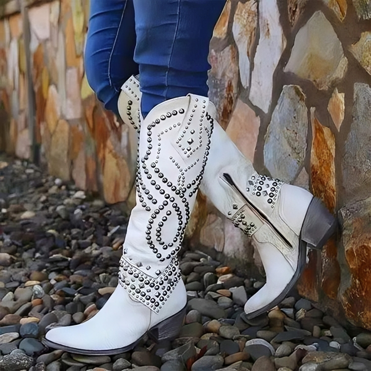 Annalise | Western Knee-High Boots