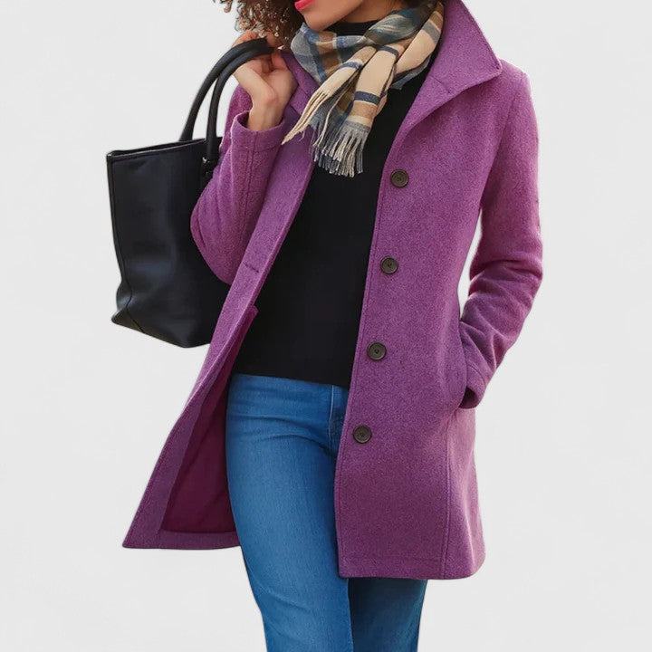 Elise | Classic Wool Blend Coat