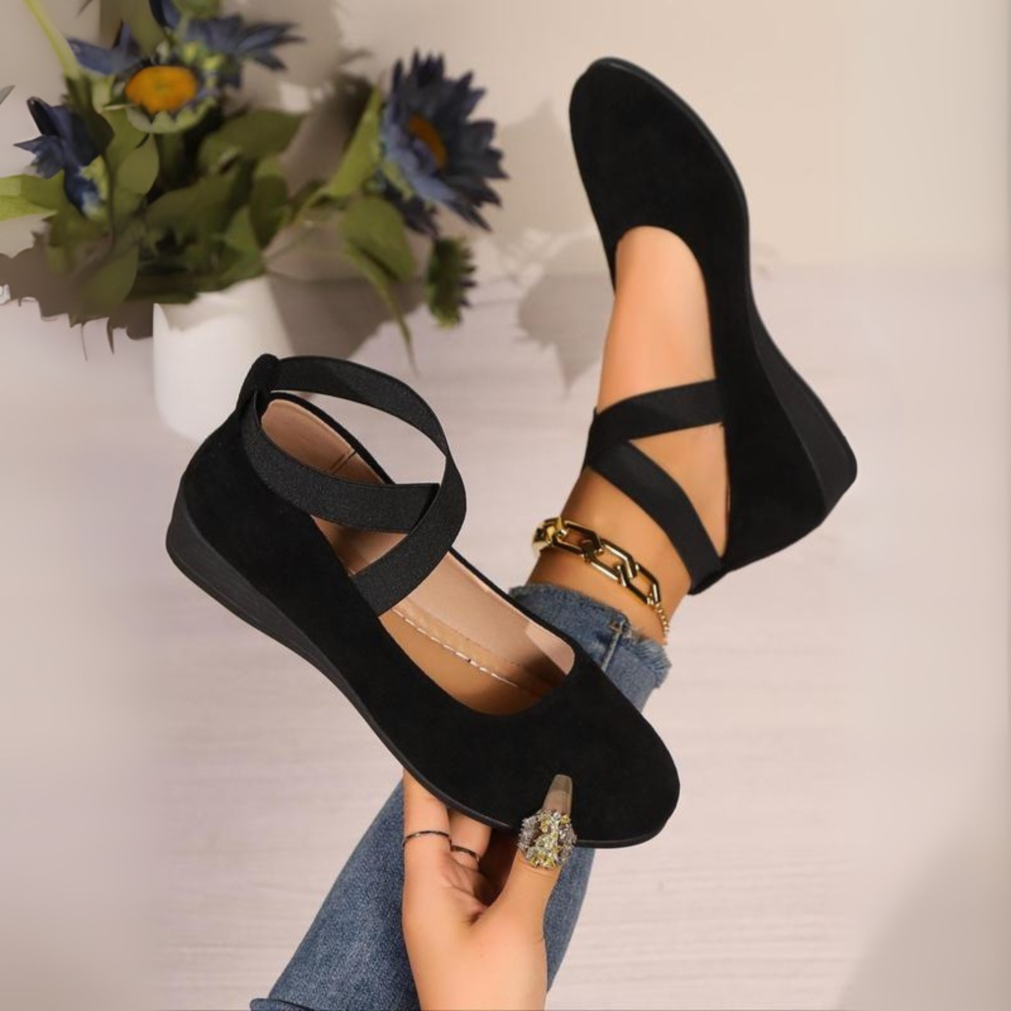 Josephine | Wedge Slip-On Shoes