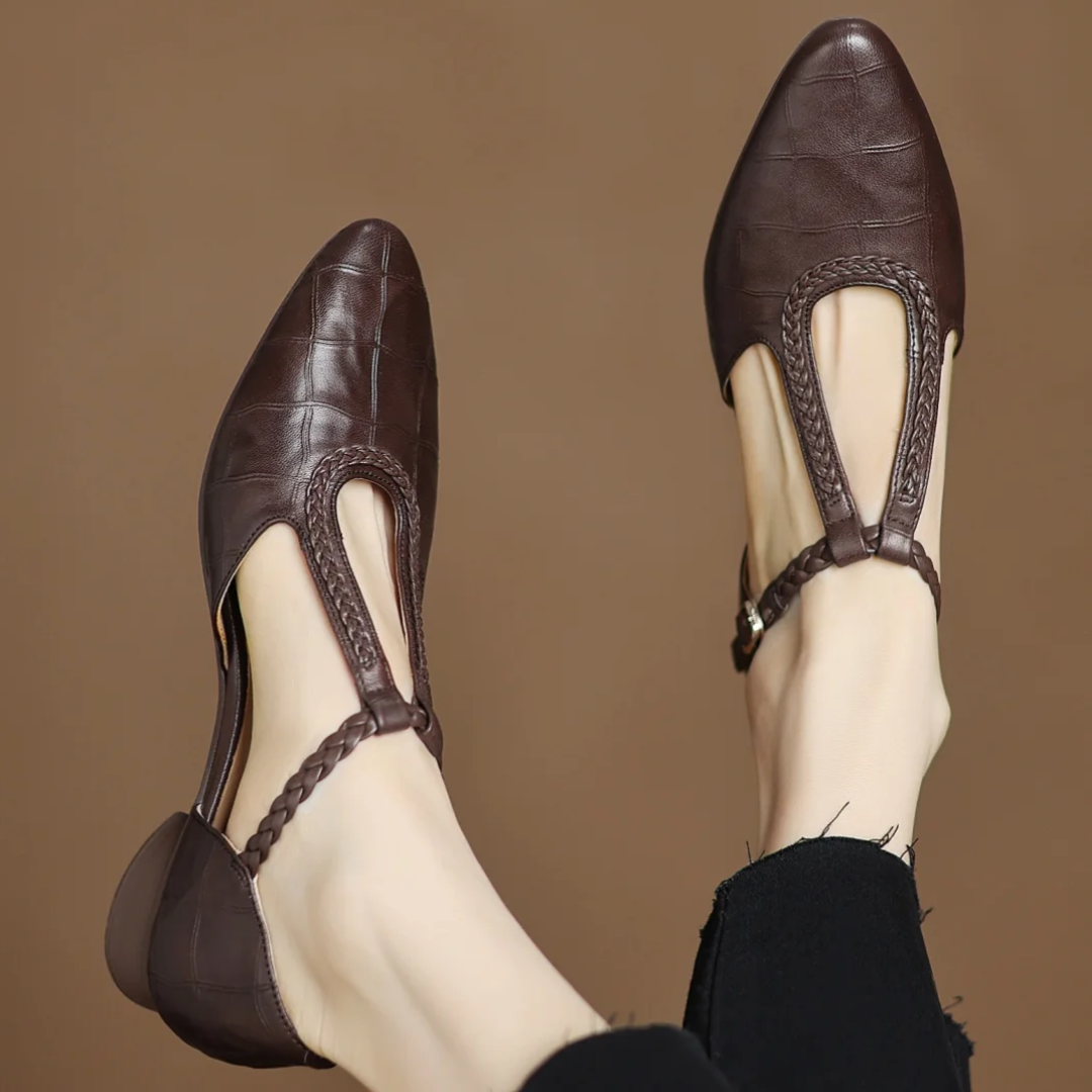 Briony | Leather Mary Janes