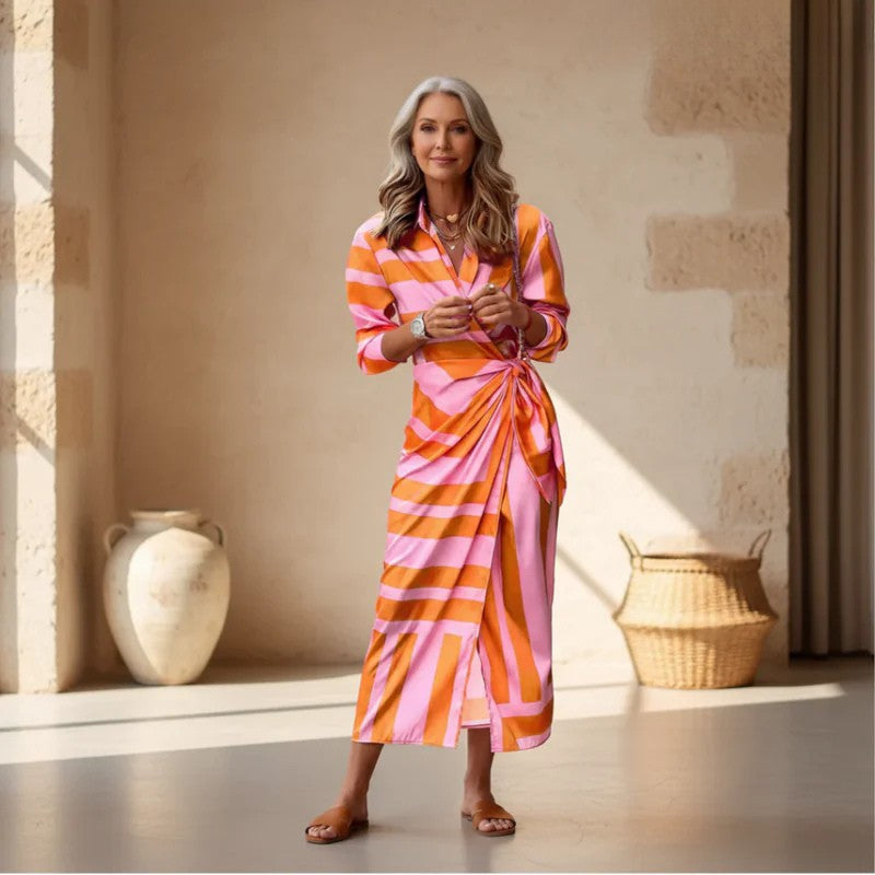 Elvina | Printed Wrap Dress
