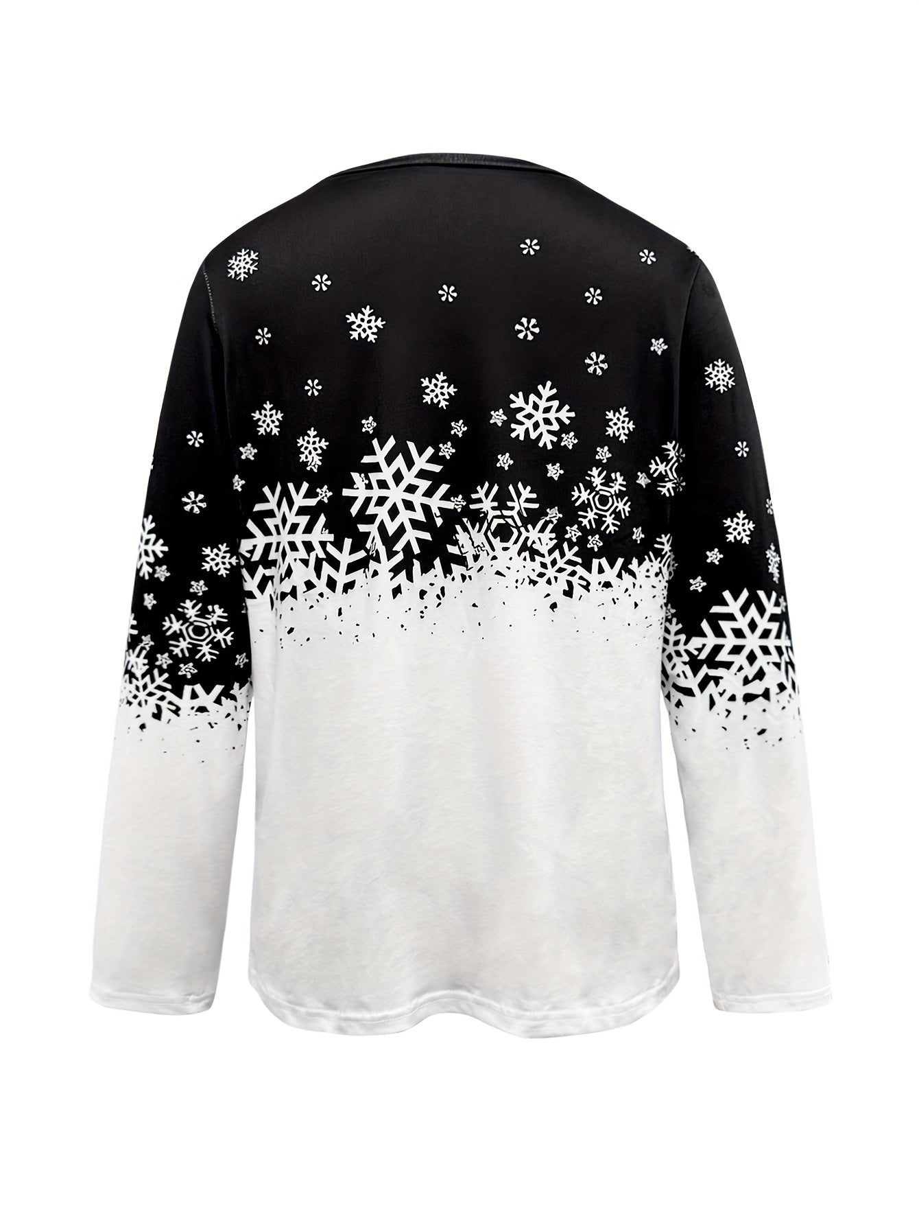 Savannah | Winter Print Long-Sleeve Top