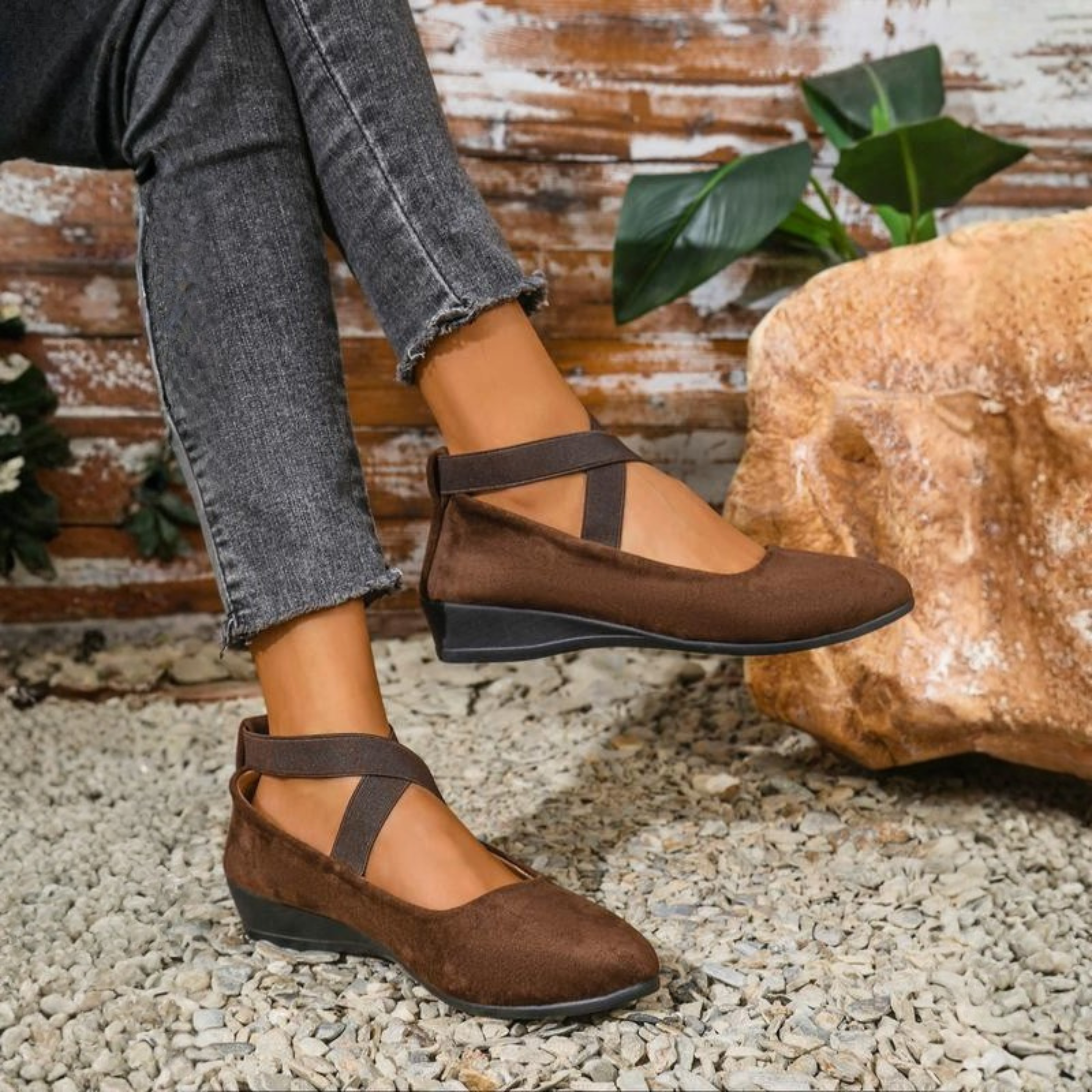 Josephine | Wedge Slip-On Shoes
