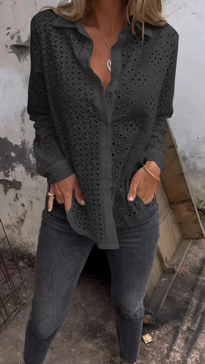Fallon | Shirt With Blank Pattern