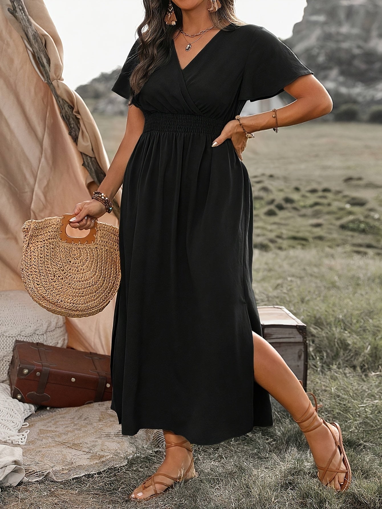 Nyxie | V-Neck Summer Dress