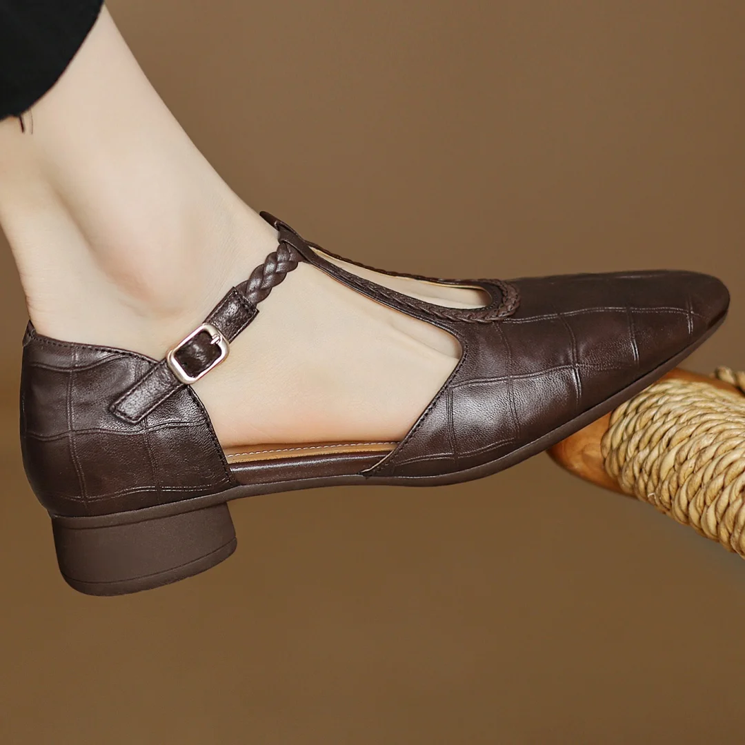 Briony | Leather Mary Janes