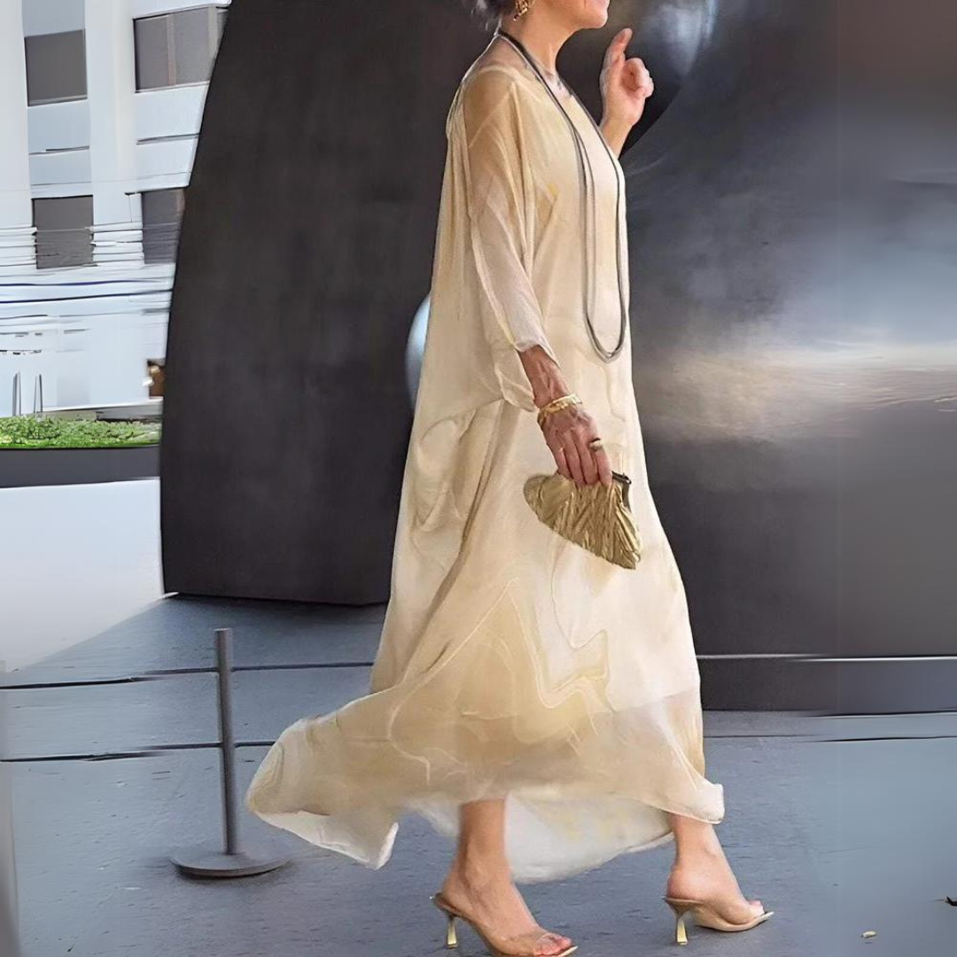 Paetyn | Charming Silk Chiffon Dress