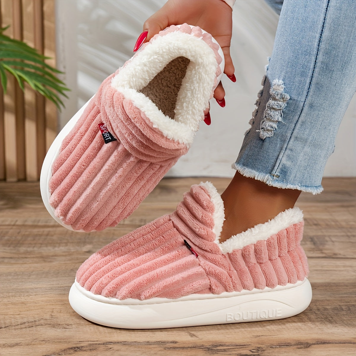 Eve | CozyStep Plush House Slippers