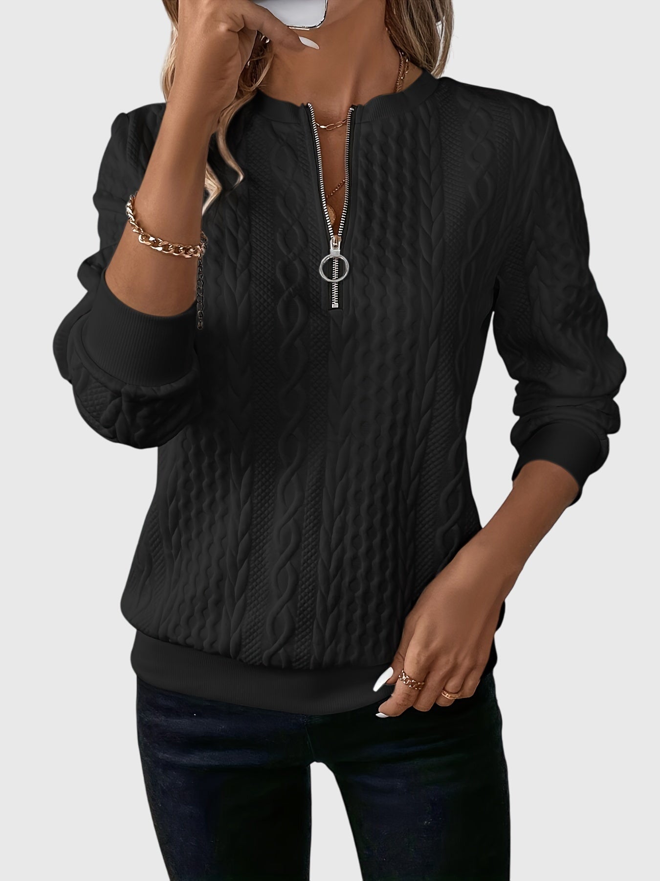 Brianna | Sweater with Zipper