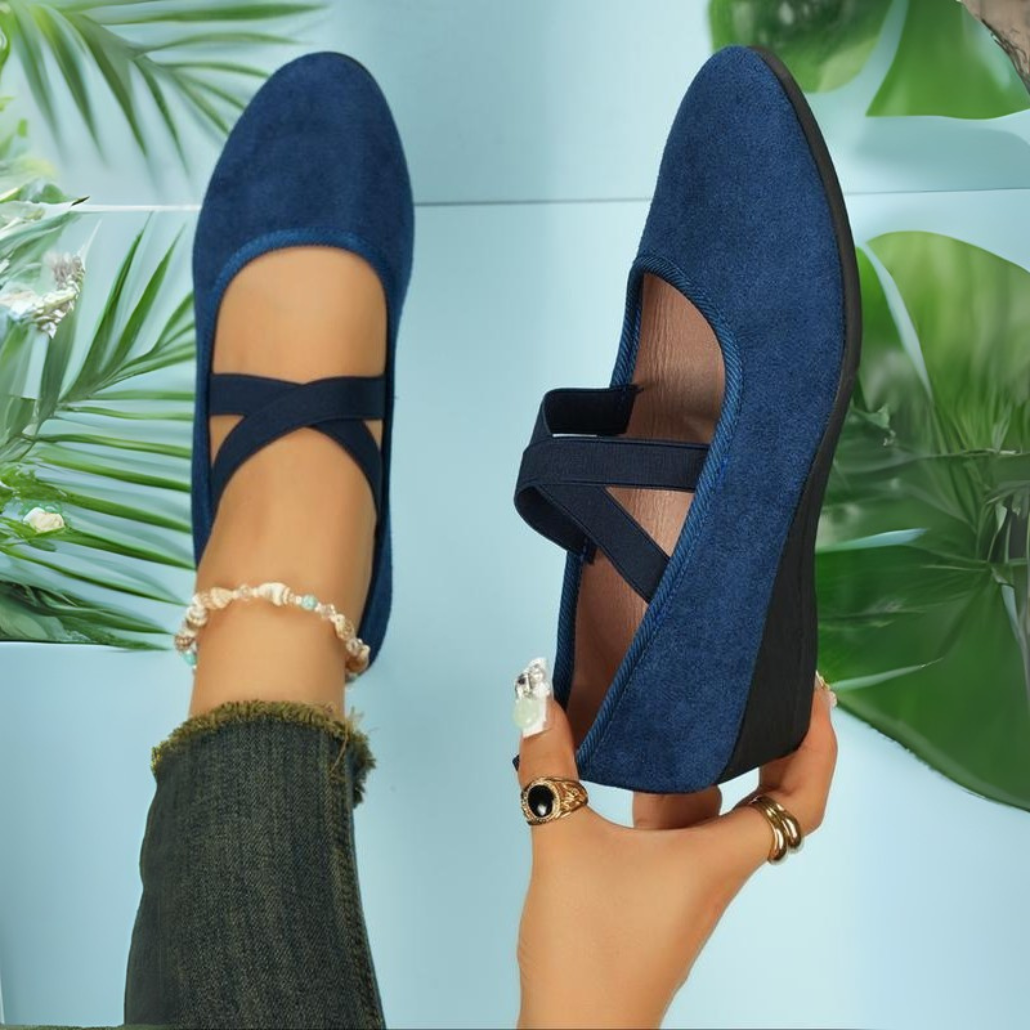 Josephine | Wedge Slip-On Shoes