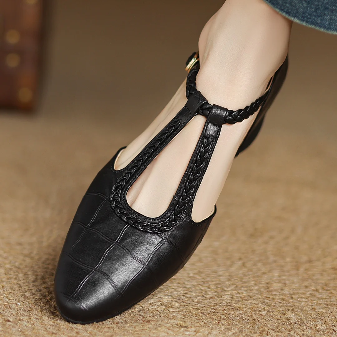 Briony | Leather Mary Janes