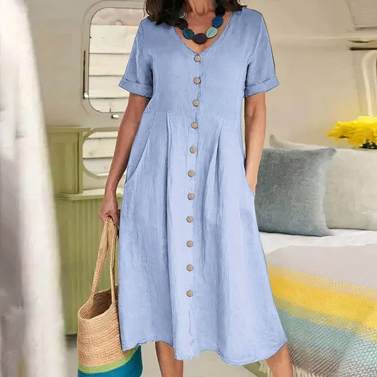 Briar | Effortless Buttoned Dress