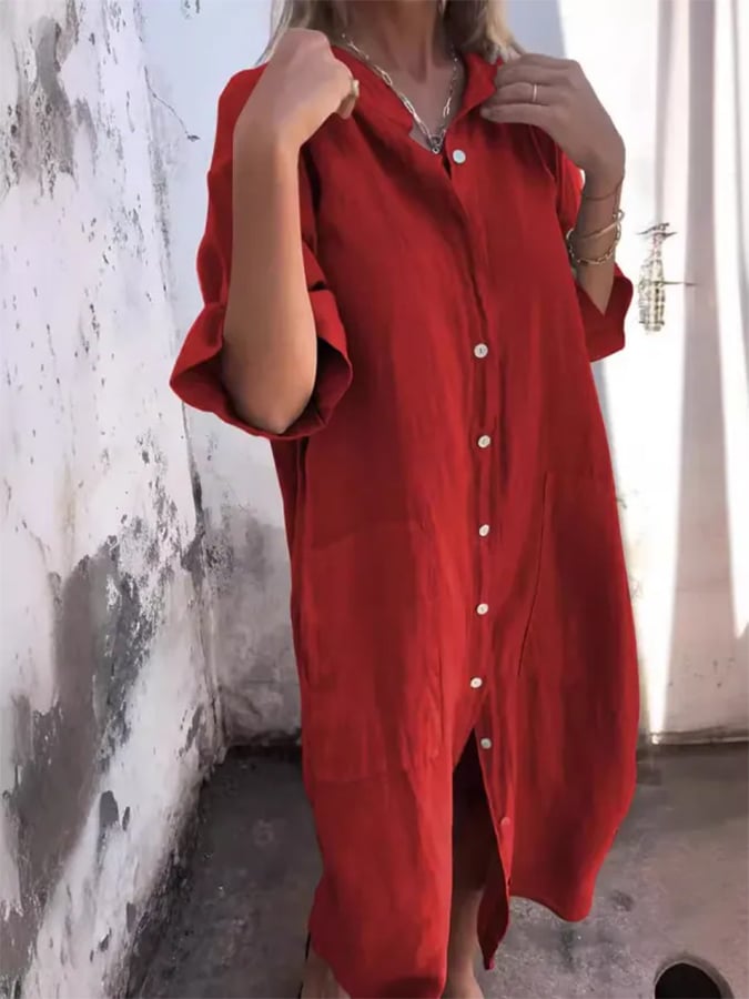 Paige | Buttoned Breeze Dress
