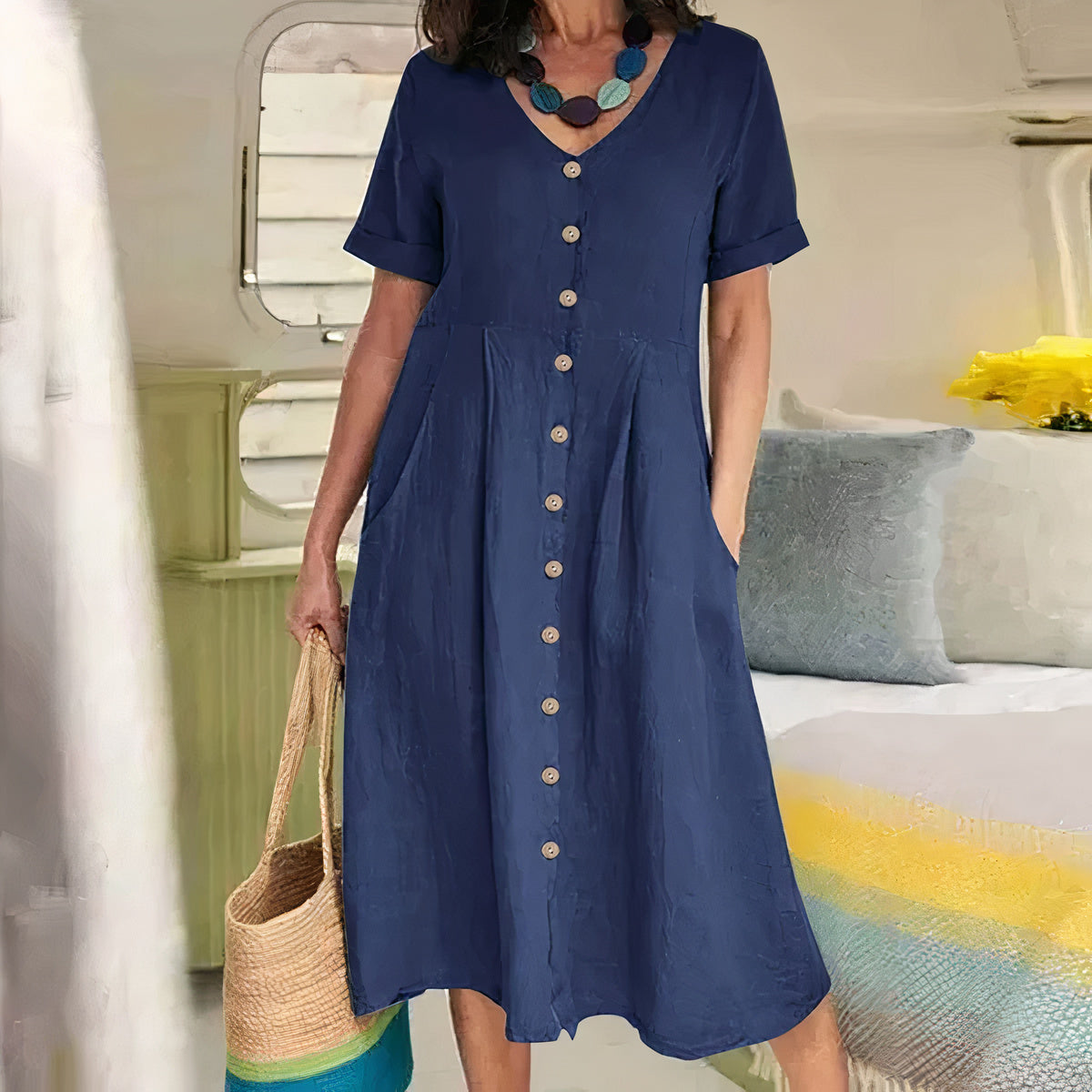 Briar | Effortless Buttoned Dress