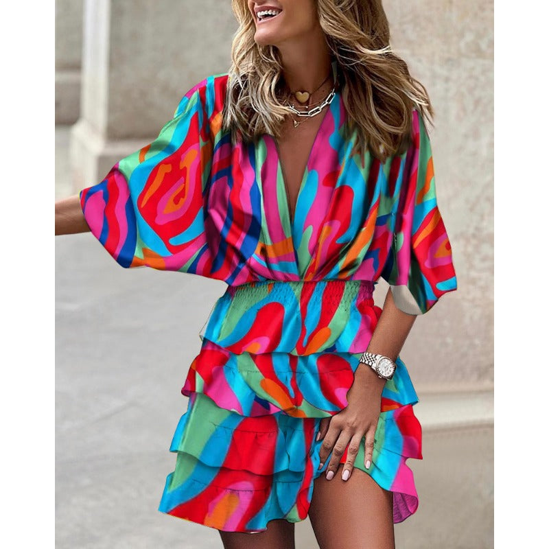 Margaret | Stylish Print Dress