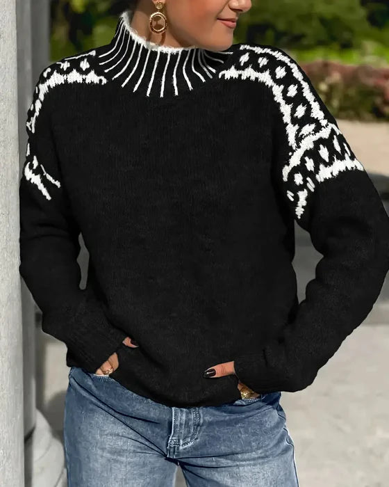Nicole | Turtleneck Sweater Made of Knit