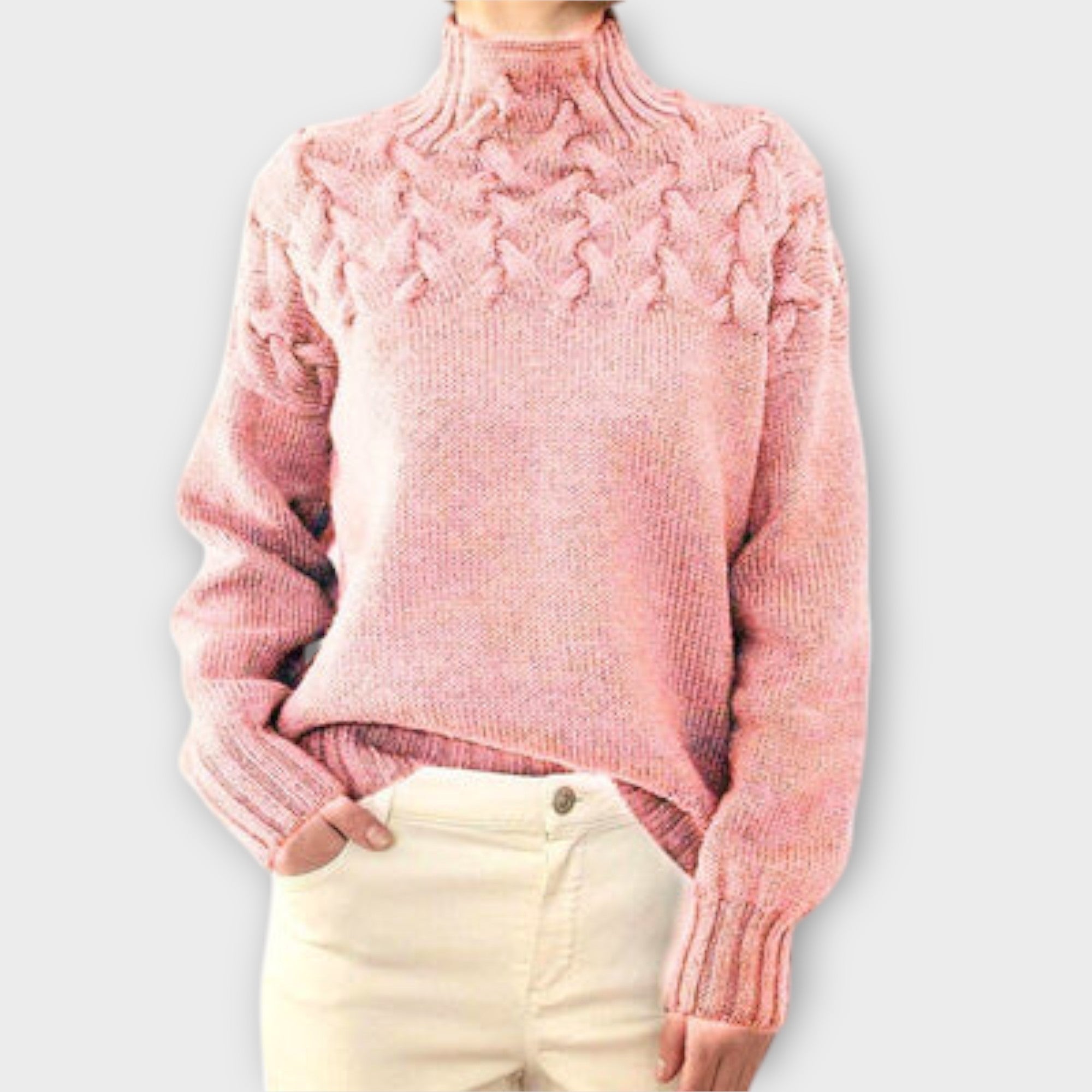 Zoe |Women's Cable Knit Sweater