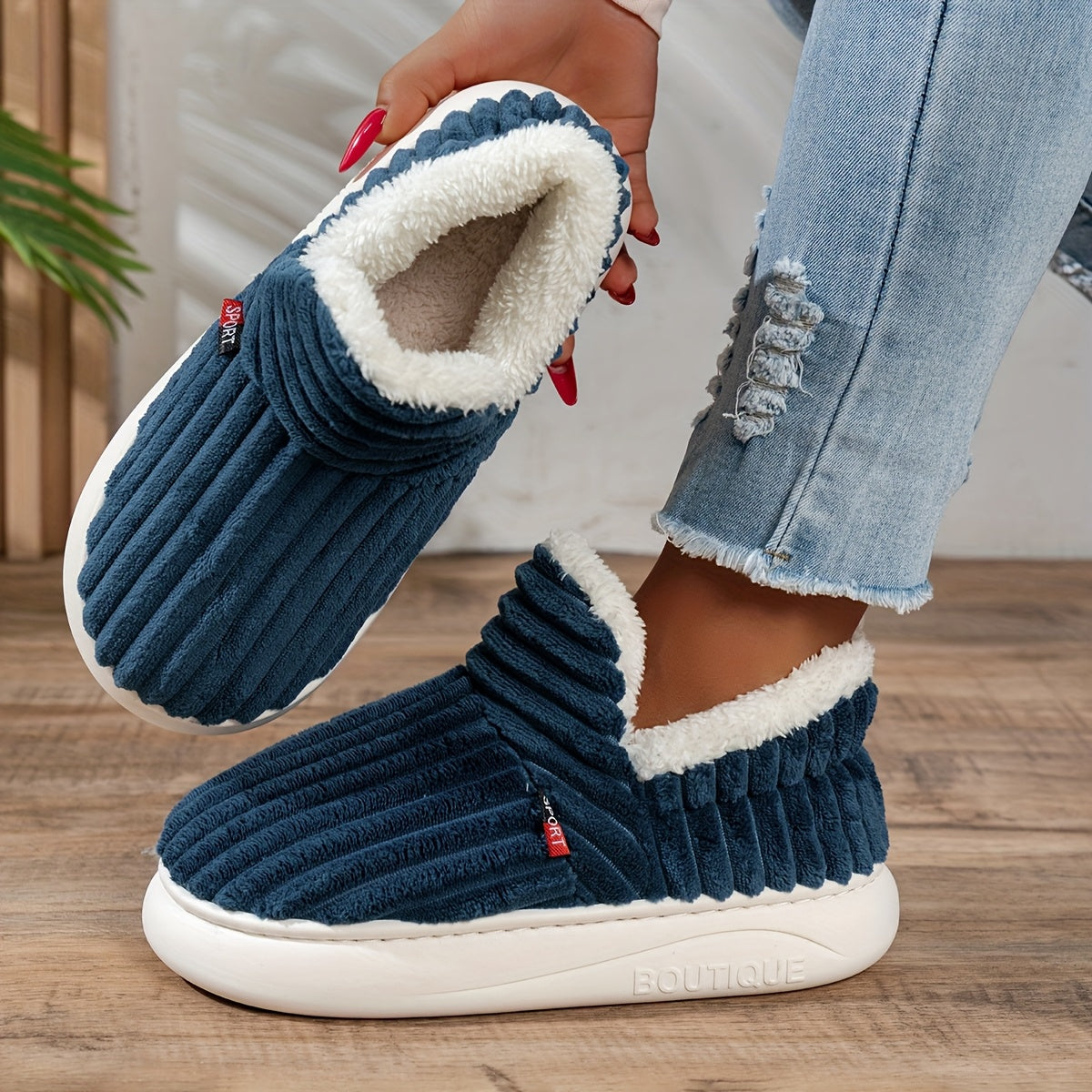 Eve | CozyStep Plush House Slippers