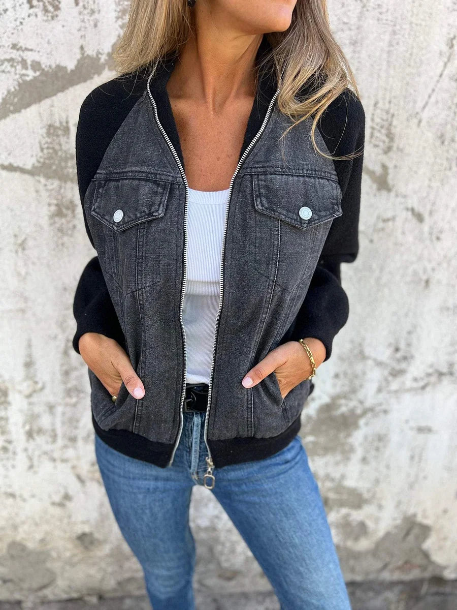 Anna | Zip Jacket with V-Neck