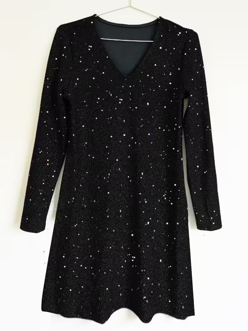 Aria |  Heavily Embroidered Beaded Midi Dress