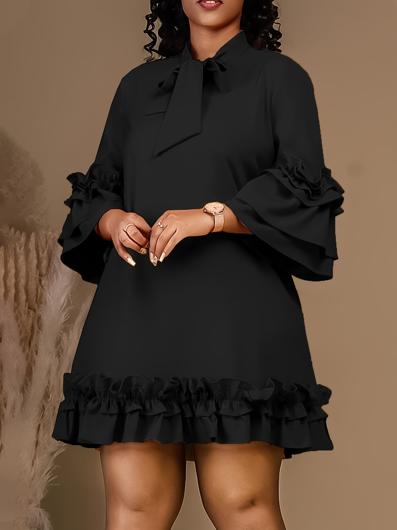 Fritzi | Bold Ruffled Dress