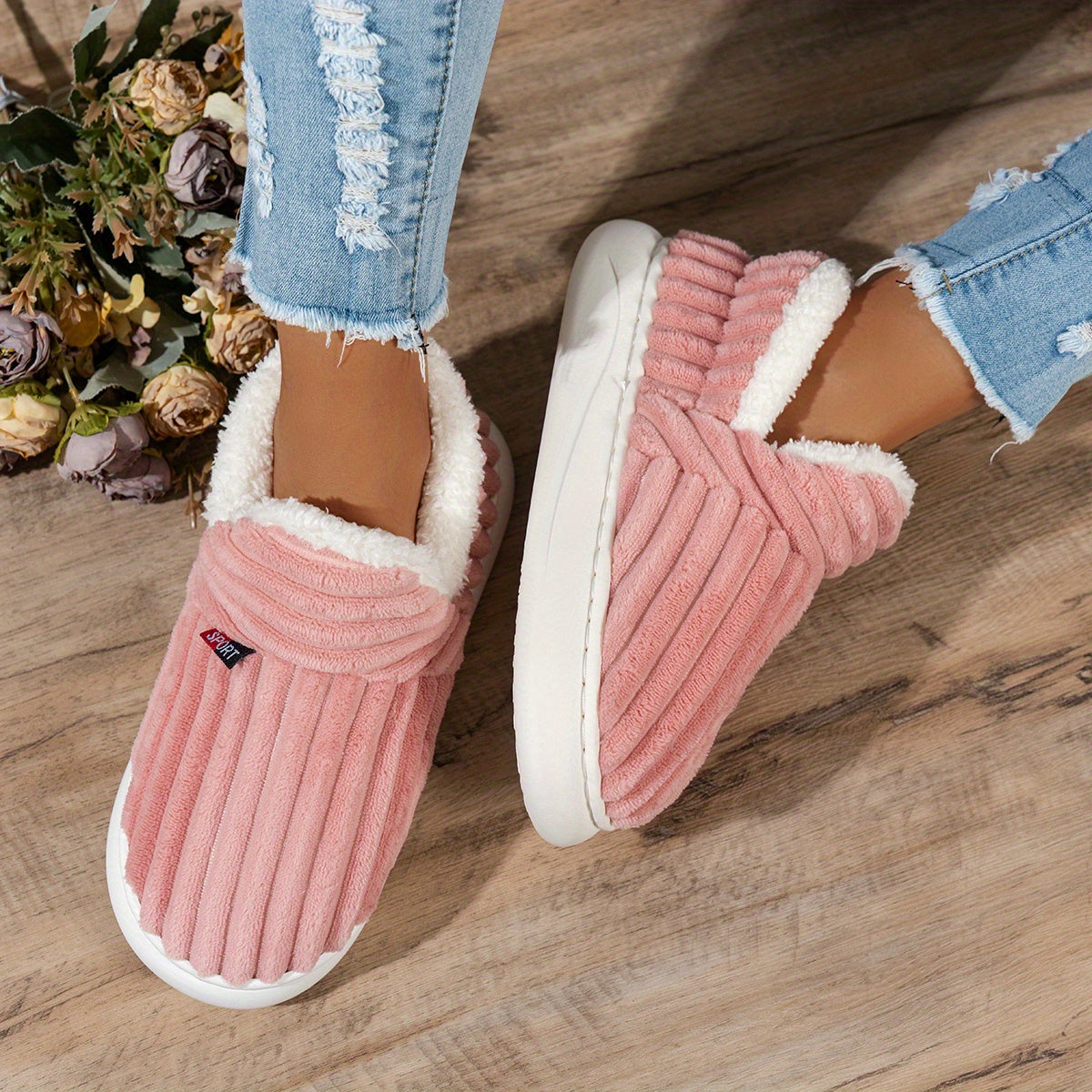 Eve | CozyStep Plush House Slippers