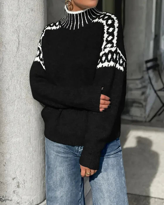 Nicole | Turtleneck Sweater Made of Knit