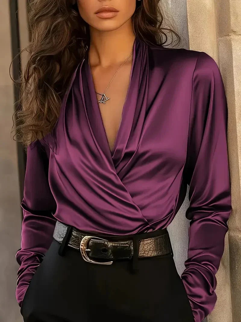 Kelsey | Elegant V-Neck Top