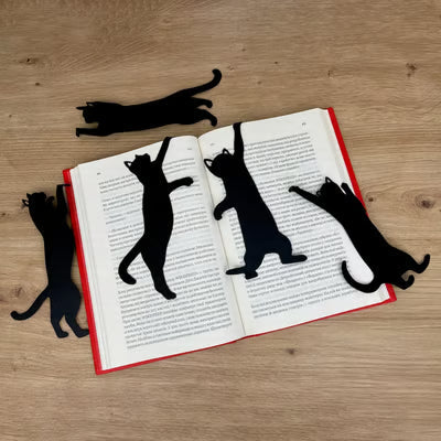 KittyMark | Metal Bookmark in the Shape of a Cat