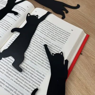 KittyMark | Metal Bookmark in the Shape of a Cat